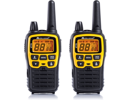 XT70 Adventure 93channels 433.075 - 446.09375MHz Preto, Amarelo rádio two-way
