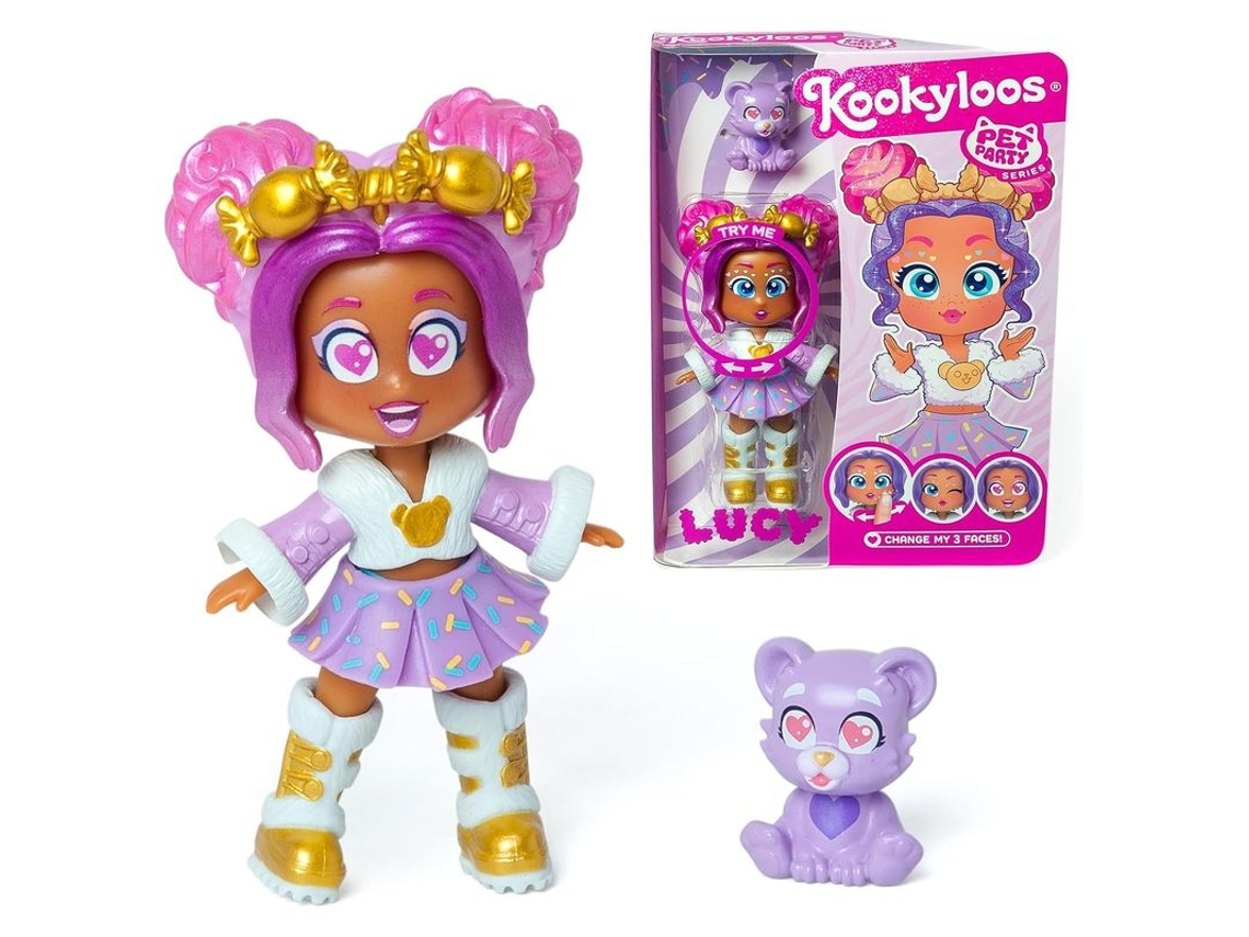 Muñeca Kookyloos Lucy Serie Pet Party Osito Mascota Incluido Pkl6d112in0 Magic Boxmagicboxp24