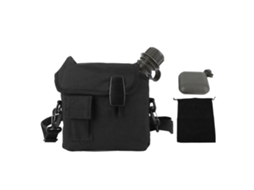 Garrafa de Água Outdoor 1.5l com Bolsa de Cintura Preta