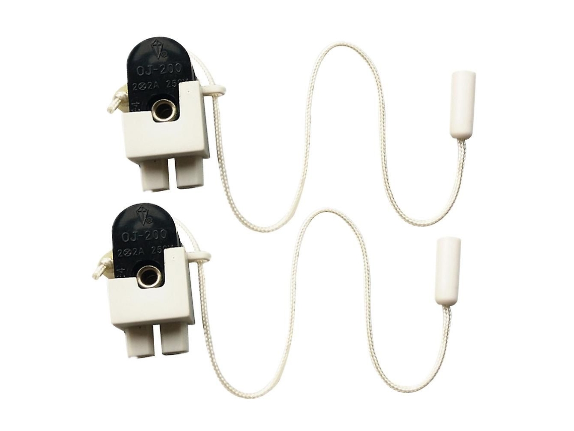 2 Interruptores De Puxar Com Cordão Para Luminárias