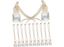Frascos De Perfume De Vidro De 8ml Com Tampas De Madeira