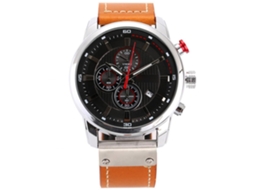 Relógio de pulso masculino Curren com calendário de quartzo e pulseira de couro PU macio, cor 5.