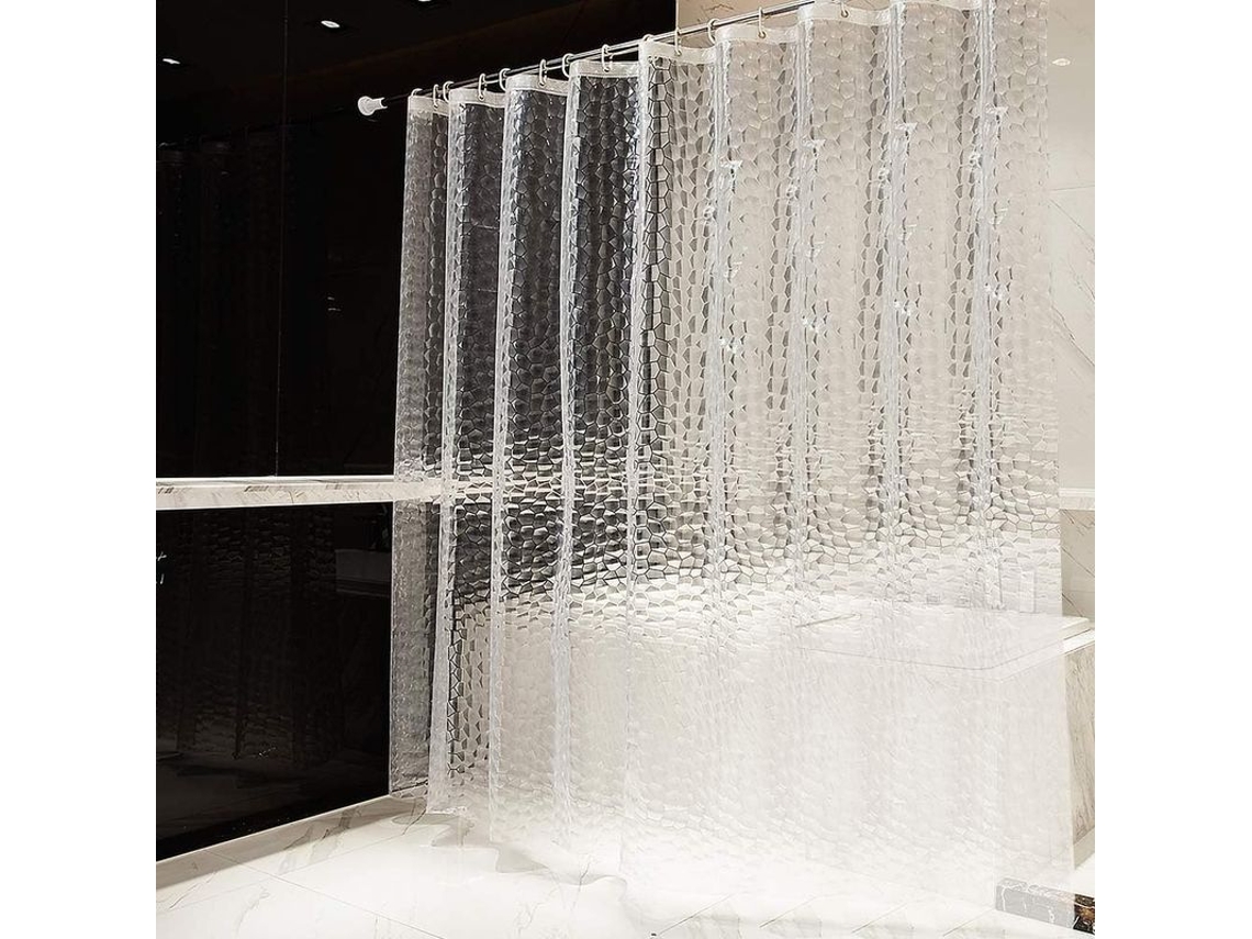 Cortina de Chuveiro Antimofo Nova Line, à prova d'água, 240x200cm | S/MARCA