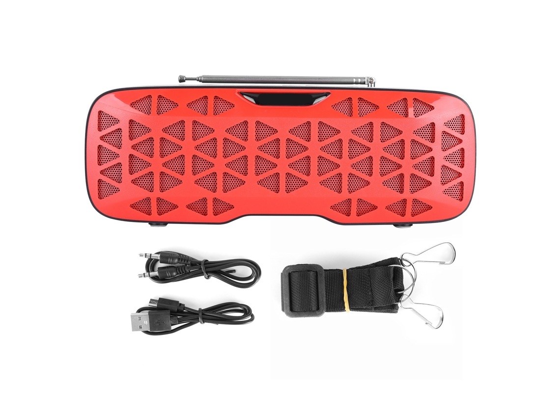 Altifalante Bluetooth Com Reprodução De Música E Rádio Portátil