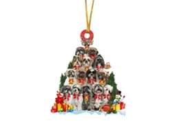 Laxiscreed Decoração Natal De Madeira Para Cão - Enfeite De Árvore E Presente Para Amigos E Família