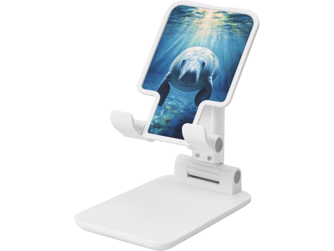 Suporte Dobrável Subaquático Para Celular Em Formato De Peixe Boi, Com Ângulo E Altura Ajustáveis, Suporte Portátil Para