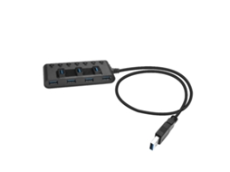 Hub Usb 3.0 De 7 Portas Com Estação De Expansão De Botão, Conversor De Extensão De Computador De Alta Velocidade