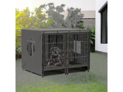 Capa Protetora SINI TECH STORE para gaiola de cão, 124,5x79x84cm, universal para recintos exteriores