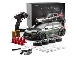 Carro Rc de Drift 4wd 2.4g Verde Duas Baterias Zll Sg718 Rtr 1/24 Mini Luz Led Alta Velocidade On road Presente Meninos MDUG