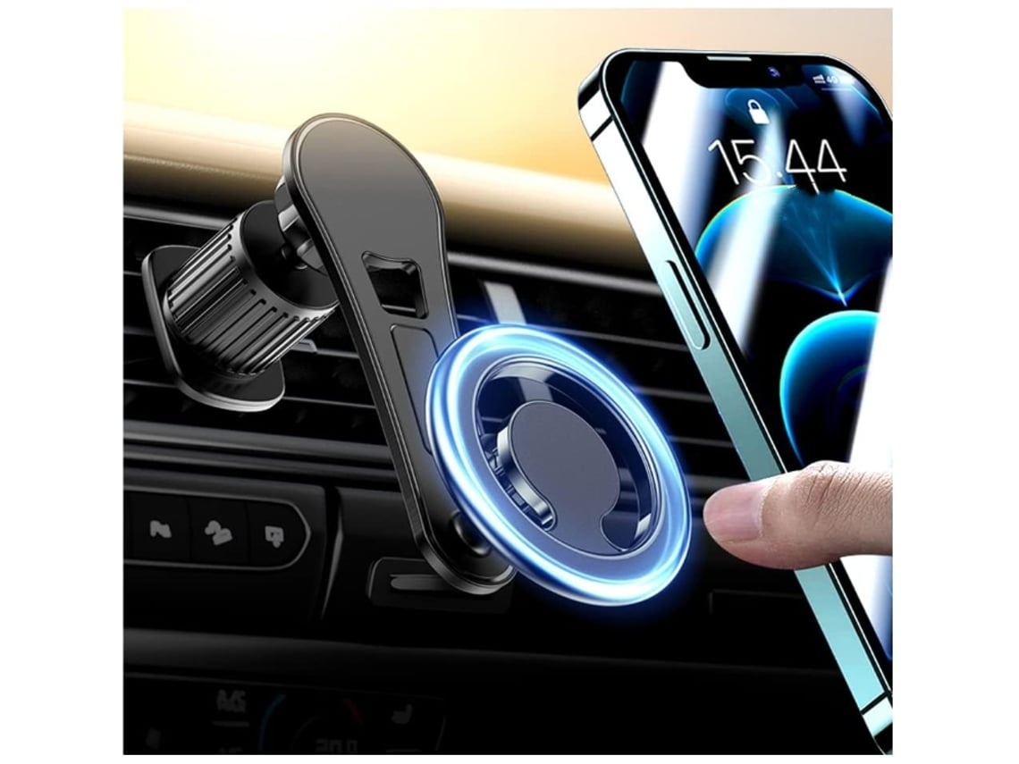 Lurelia Suporte Magsafe Para Telemóvel No Carro, Grelha De Ventilação, Rotação 360°, Preto