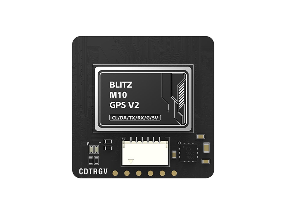 Módulo Gps 25*25*11mm Iflight Blitz M10 Gps V2 Antena Cerâmica 25x25mm Bússola Qmc5883l Drones Fpv Quadricópteros MDUG