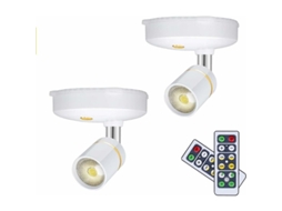 Spots sem fio LED para quadros, luzes de destaque com controle remoto KOFIHETY