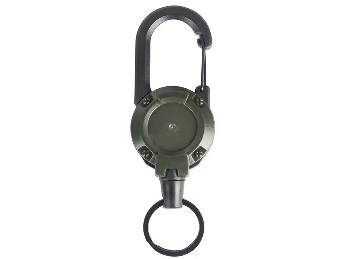 Chaveiro Retrátil Resistente Com Clipe, Porta-crachá Anti-perda Para Uso Em Trilhas, Trabalho E Atividades Ao Ar Livre.