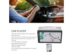 Player Mp5 7 Polegadas Com Carplay Android Auto Bluetooth