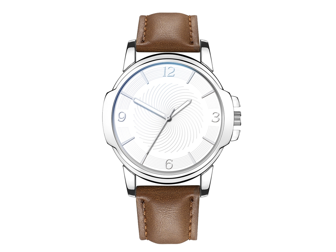 Reloj De Cuarzo Clásico De Moda Estilo Empresarial Para Hombre Regalo Decorativo