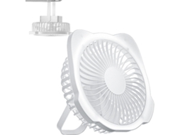 Ventilador Portátil Recarregável, Ventilador Compacto De 15 Cm Para Tendas E