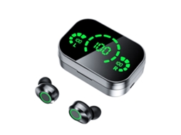 Fones de Ouvido Bluetooth 5.3 Sem Fio com Estojo de Carregamento Ipx5 Resistente À Água Leve para Esportes