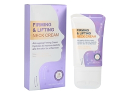 Creme hidratante antienvelhecimento para o pescoço com efeito firmador e lifting.