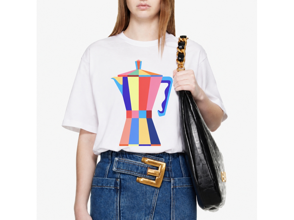 Rockinstone Pouring Hues Staselė Jakunskaitė White T-shirt Unique Designer Style
