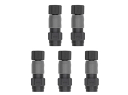 5 Conjuntos Conector Pneumático Rápido Tipo C Rosca Feminina Auto-bloqueio Sf+pf-40
