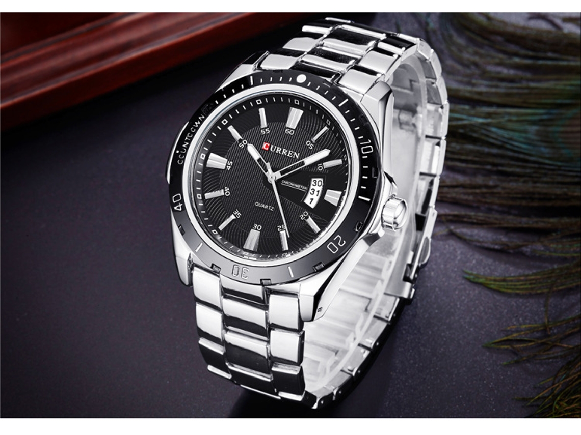 Relógio Masculino Casual Elegante com Pulseira de Aço. MDUG