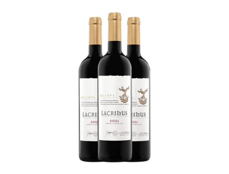 Vinho RODRÍGUEZ & SANZO Lacrimus Rioja Reserva (0.75 L - 3 Unidades)
