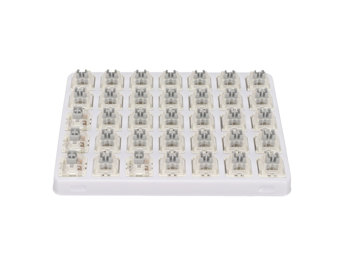 Aetheria 35 Interruptores de Teclado Mecânico 3 Pinos Linear Rgb Smd Pré oleado com Mola Dupla