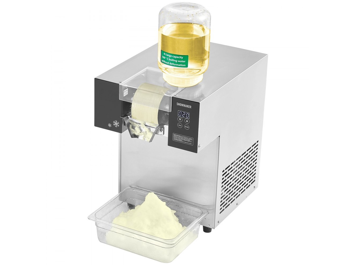 Máquina De Gelo Raspado E Sobremesas 180kg/dia Inox Tekmaquinas