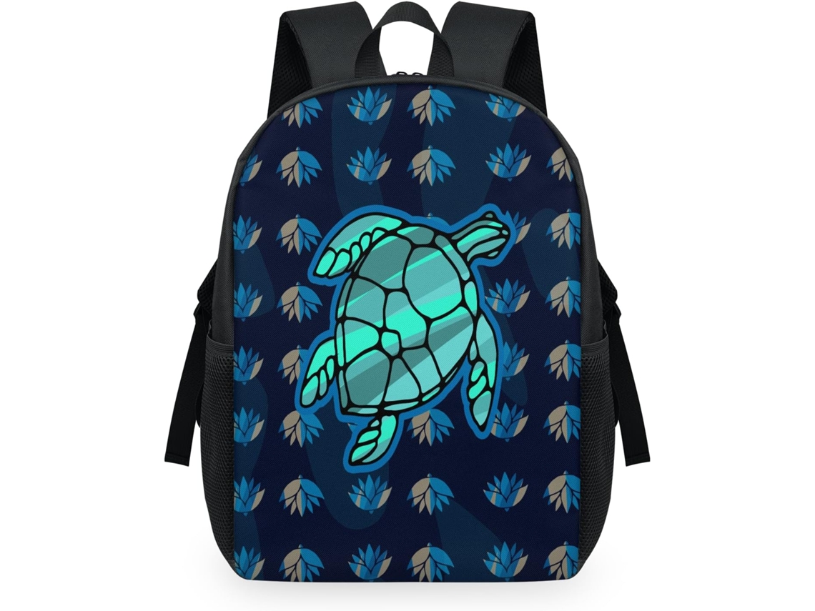 Mochila Tropicallife com Estampa de Tartaruga Marinha para Crianças (32.5x15x44.9 cm)