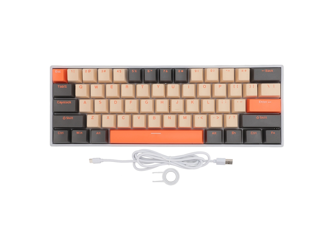 Teclado Mecânico LAXISCREED 61 Teclas Rgb