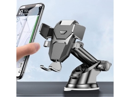 Yuru suporte para Telefone no Carro Linjou, para Painel e Parabrisa do Carro, Sução Forte, Rotação 360°, Braço Retrátil