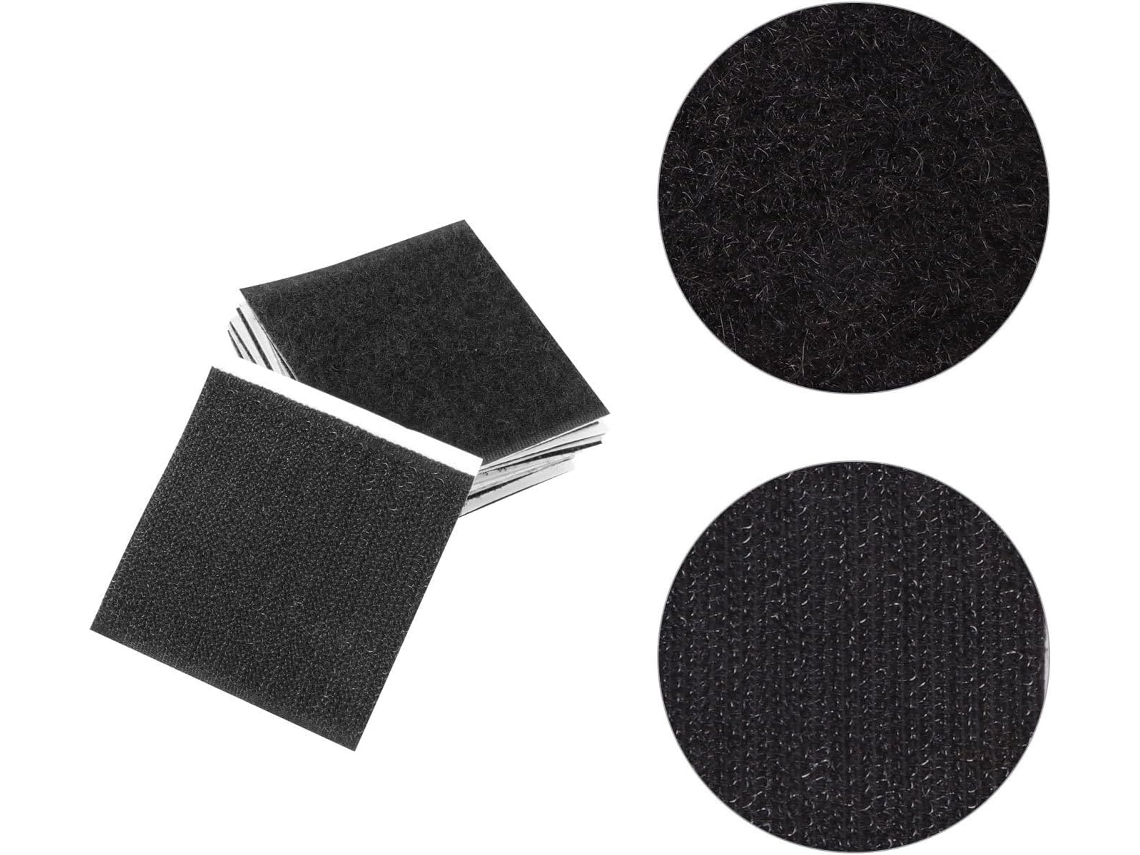 Fixador De Sofá Antiderrapante Fomiyes, Pvc Preto, 40 Peças Quadradas