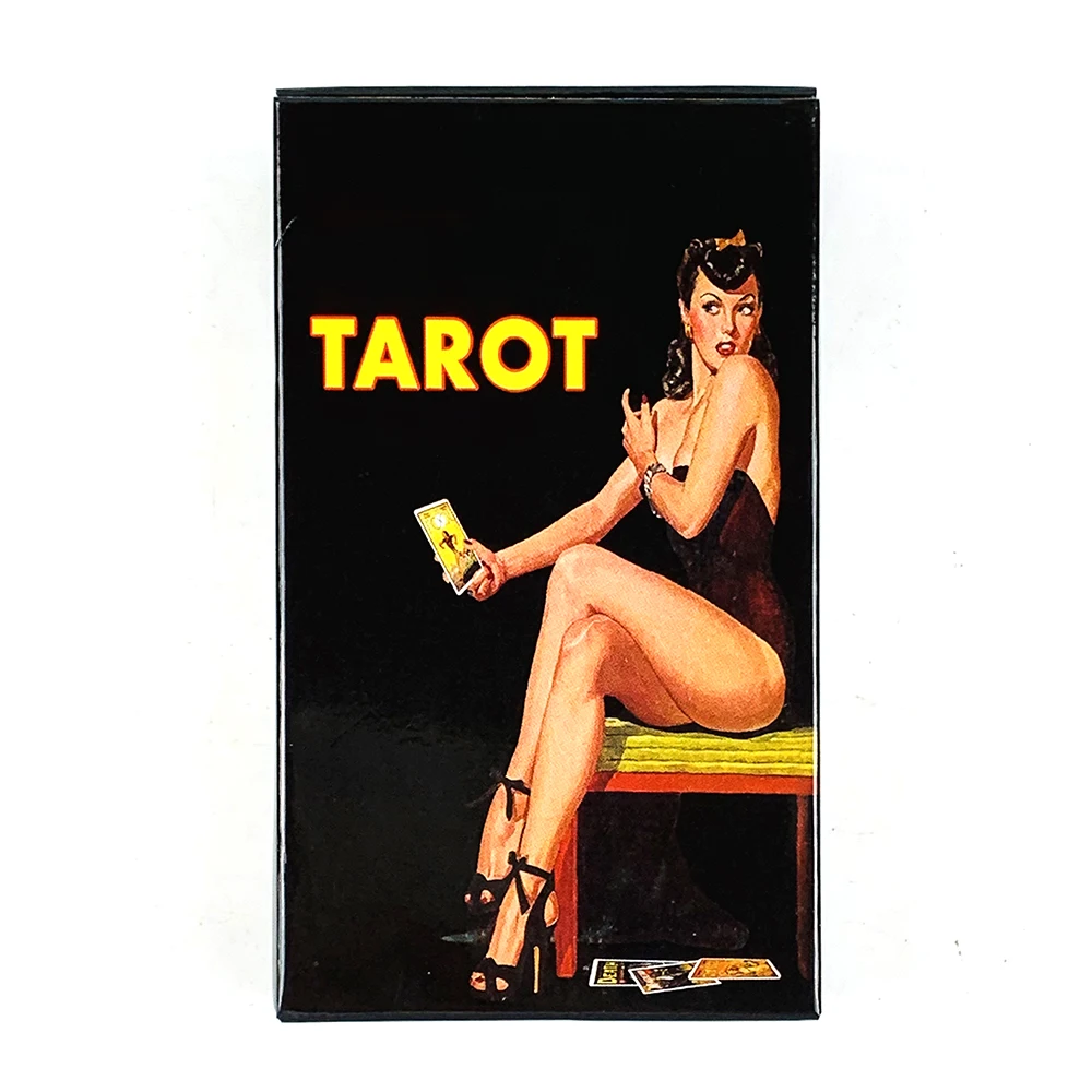 Baralho de Tarô Grande, 78 Cartas, com Tema de Revista, Inclui Guia. MDUG