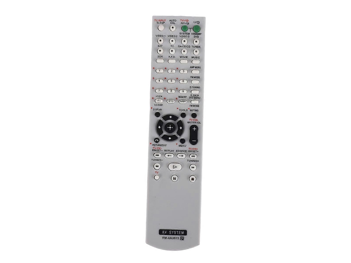 Controle Remoto Rm-aau013 Para Receptor De Áudio/vídeo Sony Hemmabio Htddw790, Strdg510, Strk790, Htd
