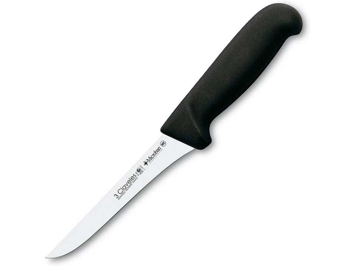 Faca de Cozinha 3 CLAVELES (Preto - Aço Inox - 13 cm - 5'')