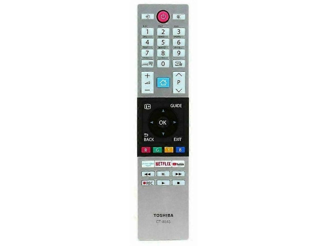 Novo Controle Remoto Ct 8543 para Tvs Toshiba Netflix, Modelos 40l2863dg, 32w2863dg e 43v5863dg._ozo