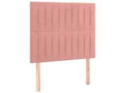 Headboard, Headboards Vidaxl Cor-de-rosa Veludo (90 Cm)