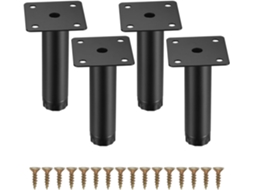 Pés Para Móveis, 4 Peças, Em Metal, 10 Cm, 5,9 Polegadas, Ajustáveis, Para Cadeiras, Mesas, Sofás