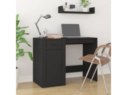 Vidaxl Secretária 100x49x75 Cm Derivados De Madeira Preto