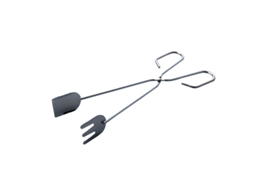 Conjunto De 2 Pegas Para Churrasco A Carvão 31cm Em Aço Inoxidável Inf