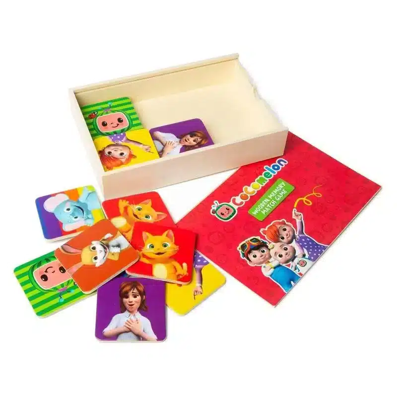Juego Memoria Cocomelon Memory Con Cartas De Madera 96 0006 Rms Intern P21valuvic
