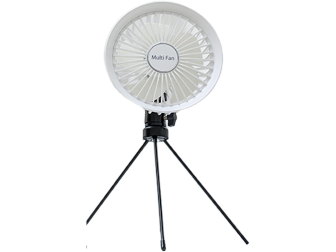 Ventilador De Camping Usb 5,7 Polegadas Com Luz Led, Teto Ajustável 3