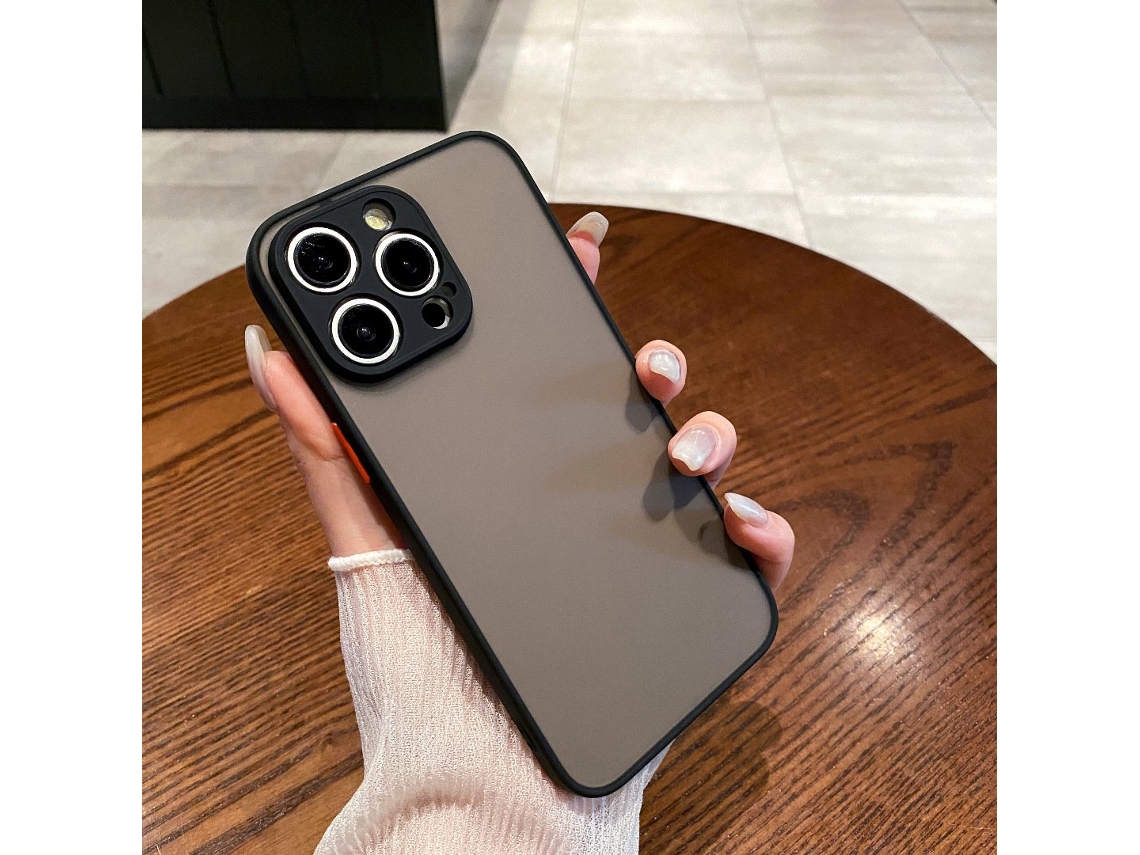 2 Capas Para Iphone 17, Pretas, Com Acabamento Fosco E Confortável Para Os Olhos, Da Marca Phantom Skin-touch.