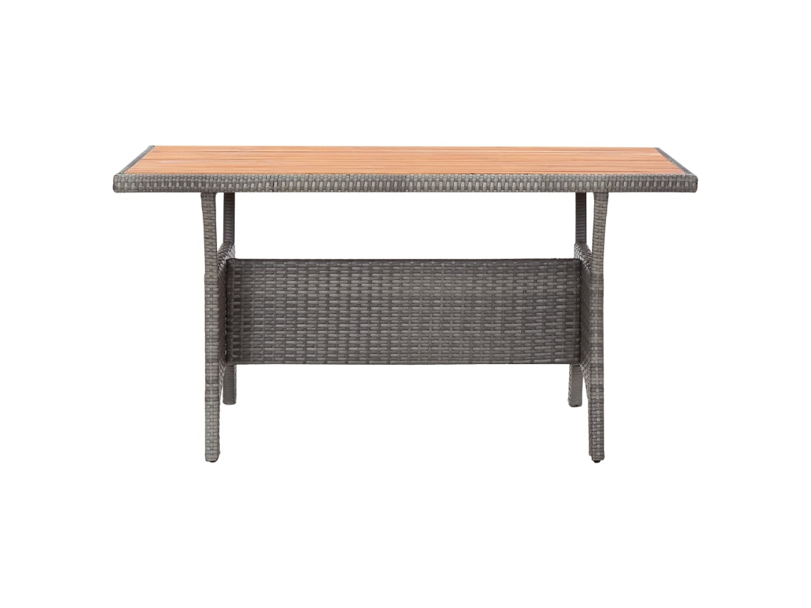 Maison Exclusive - Mesa De Jardim 120x70x66 Cm Madeira De Acácia Maciça Cinzento