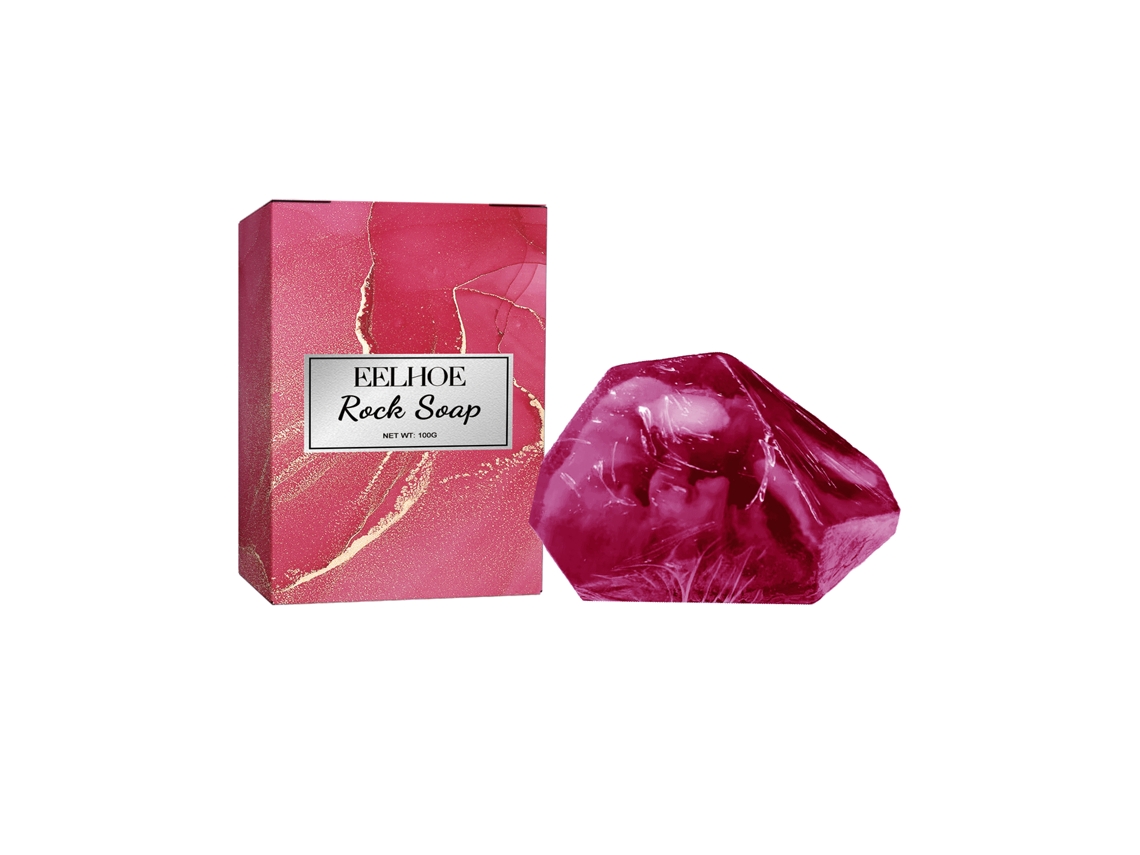 Sabonete Bath Gem Rose, Limpeza Suave e Perfume Delicado para a Pele LAXISCREED