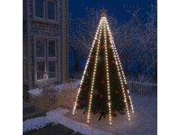 Vidaxl Cordão De Luzes Árvore De Natal 400 Luzes Led 400cm Branco Frio