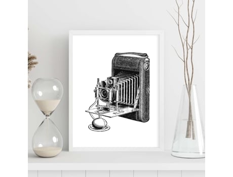 Póster NACNIC Perda da Câmera Fotográfica Antiga. Cartazes com Objetos Vintage.