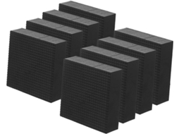 Conjunto De 8 Almofadas Antiderrapantes E Antivibração Para Pés Sofás Armários Externos, 50x50x20mm