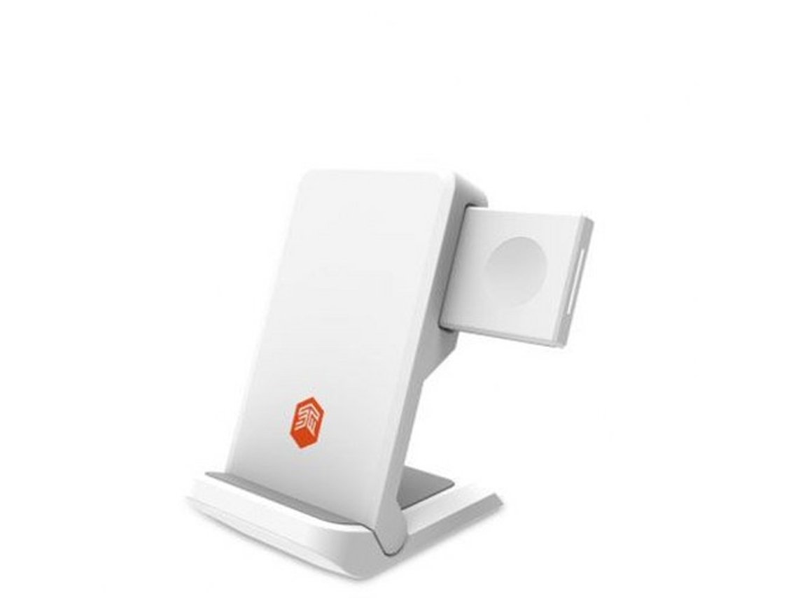 Estação de Carregamento Sem Fios Qi Chargetree Go STM GOODS Polímero Branco