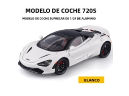 Miniatura do Carro Mcl 720s em Escala 1/24, em Liga Metálica, com Design Realista e Efeitos de Som e Luz. MDUG (branco, 20,5*9,5*5,5cm)